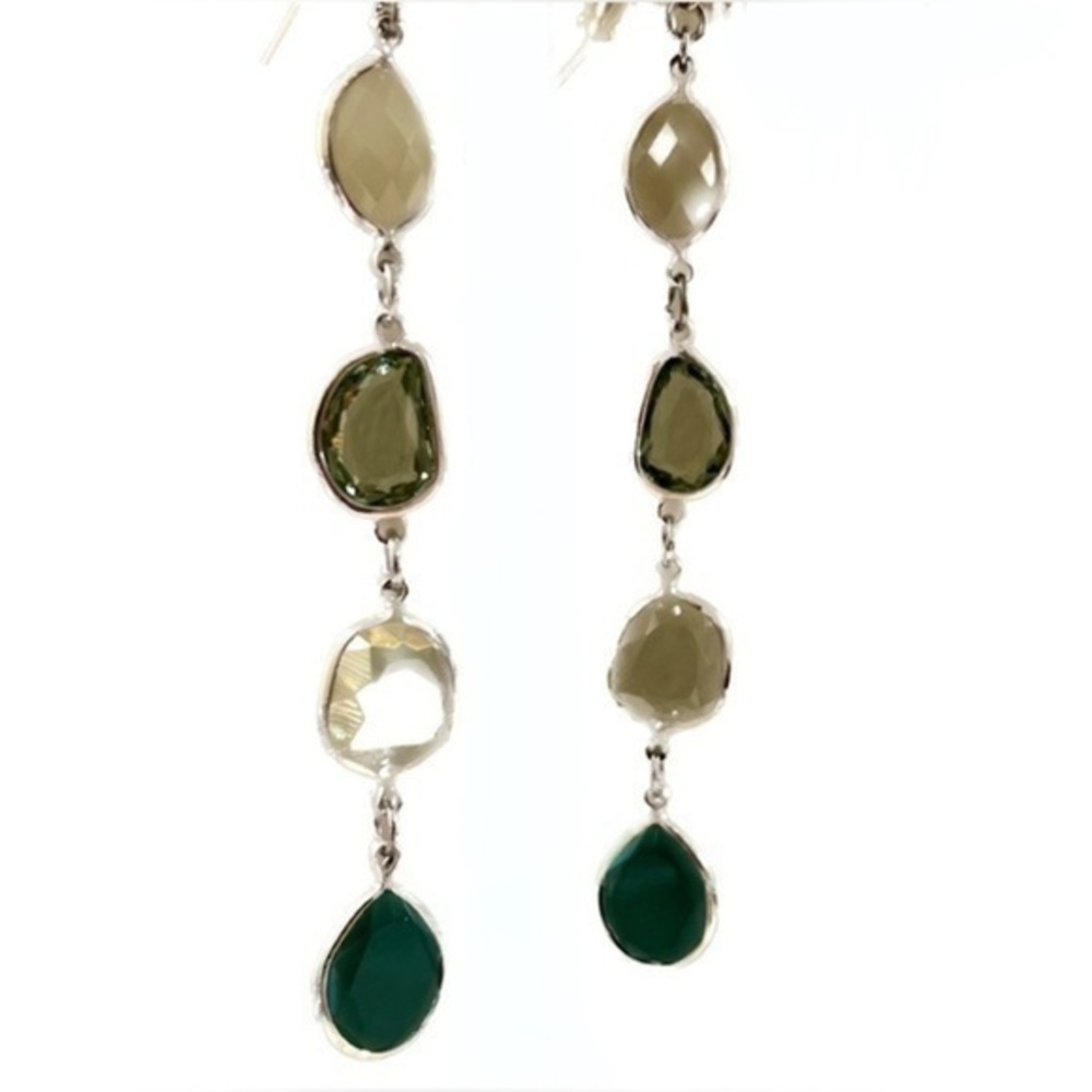 NOIR Women’s Crystal Linear Earrings